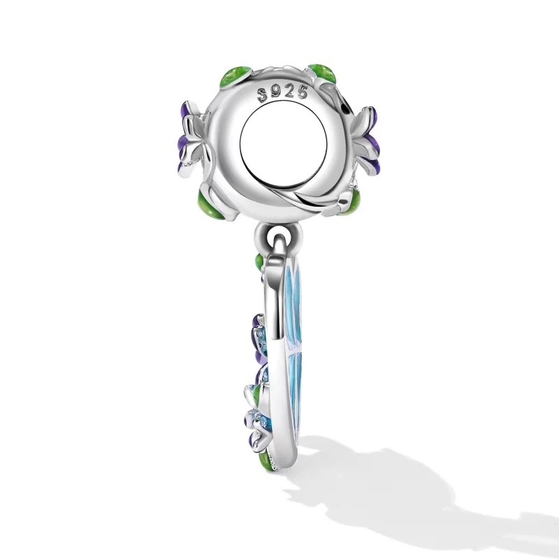(image pour) Pendentif Fenêtre à Fleurs de Style Pandora - SCC2323 - Afficher 3