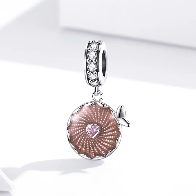(image pour) Pendentif à fleurs brillantes de style Pandora - BSC290 - Afficher 3