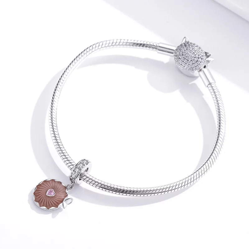 (image pour) Pendentif à fleurs brillantes de style Pandora - BSC290 - Afficher 4