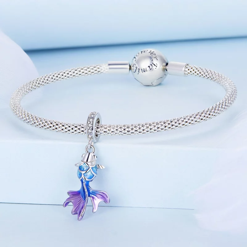 (image pour) Pendentif Koi Carp de style Pandora - BSC684 - Afficher 3