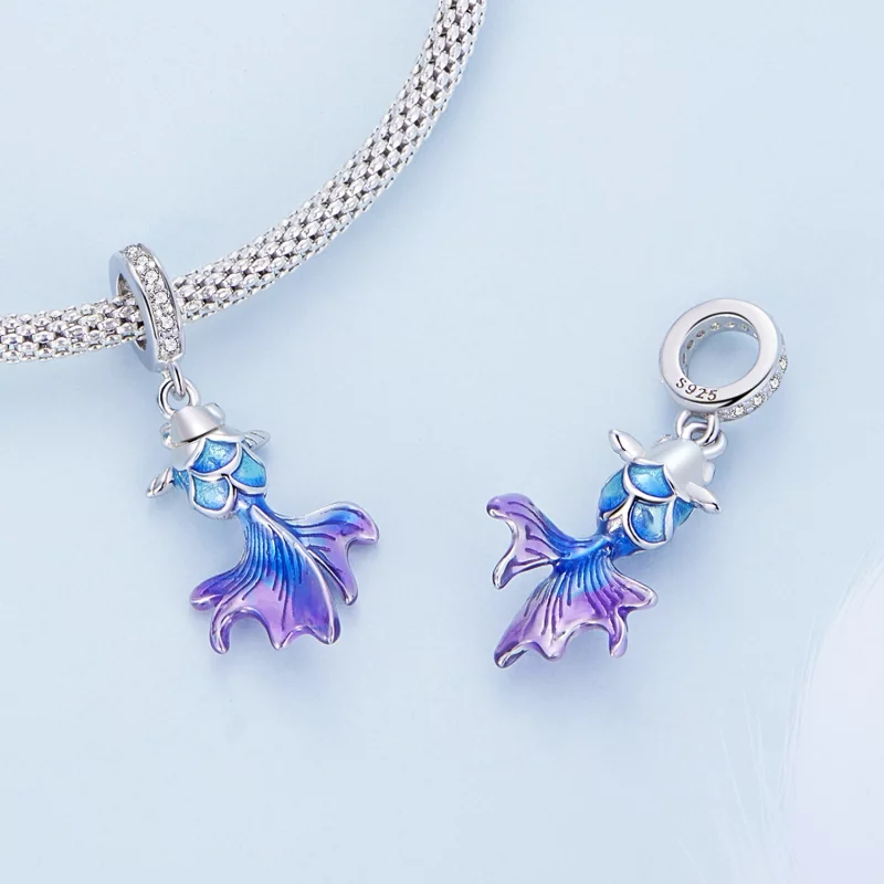 (image pour) Pendentif Koi Carp de style Pandora - BSC684 - Afficher 4