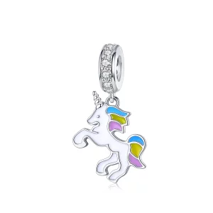 Pendentif licorne fantastique de style Pandora - BSC075 (image pour) Pendentif licorne fantastique de style Pandora - BSC075