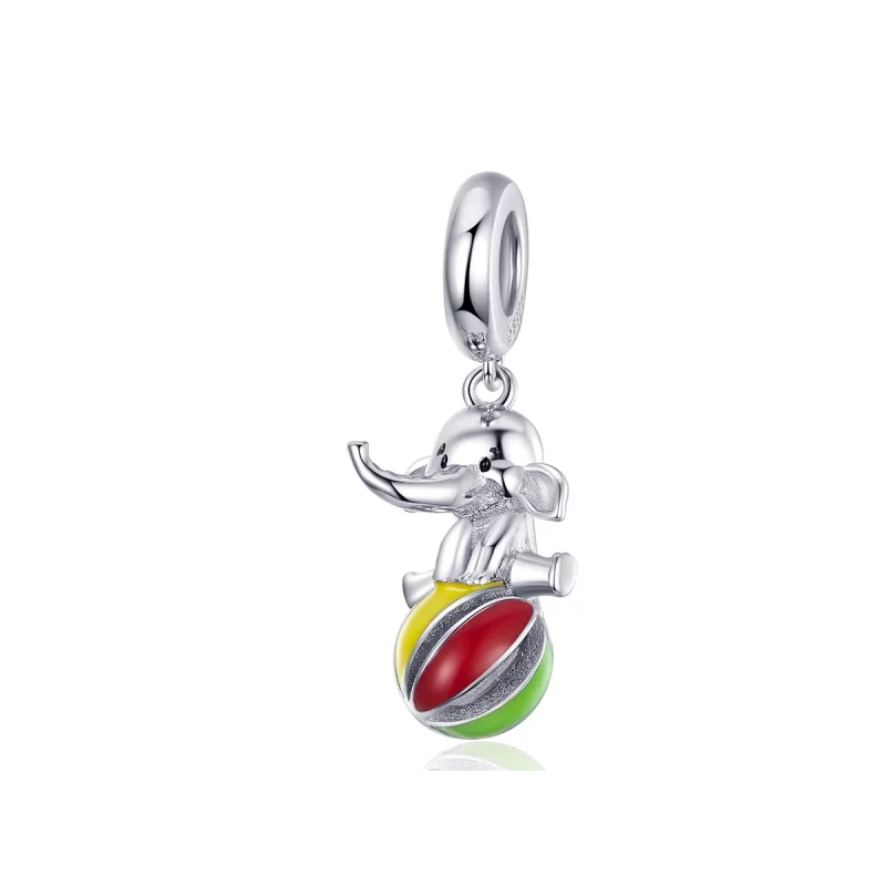(image pour) Pendentif éléphant de style Pandora - BSC091