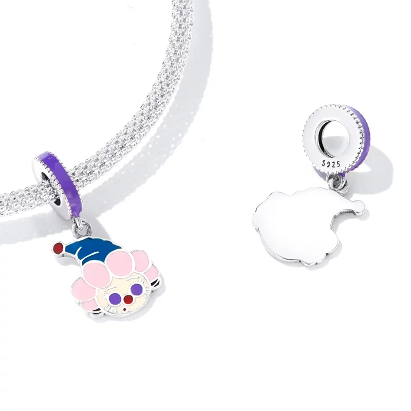 (image pour) Pendentif mignon de style Pandora avec un clown - SCC2236 - Afficher 4