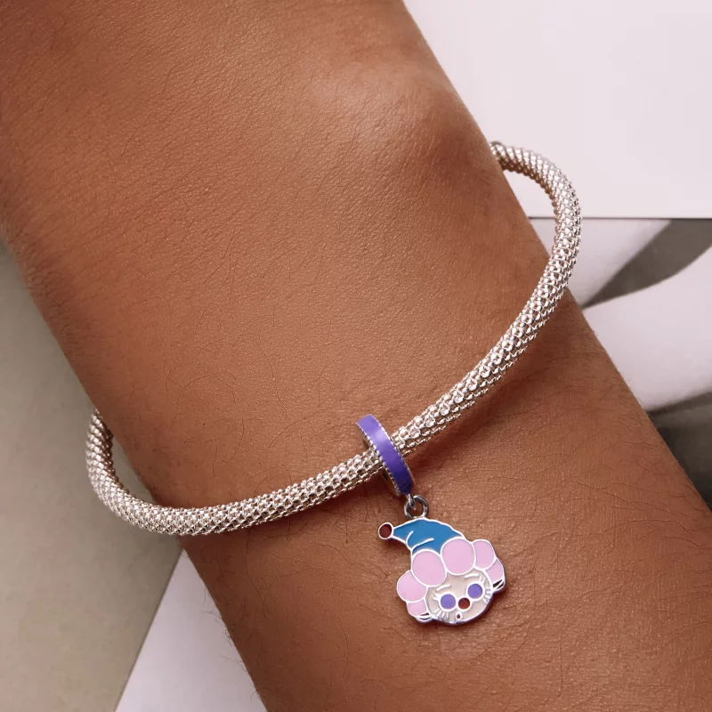 (image pour) Pendentif mignon de style Pandora avec un clown - SCC2236 - Afficher 6