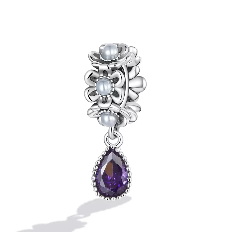 (image pour) Pendentif Pandora Style en forme de goutte d'eau classique - SCC2180 - Afficher 2