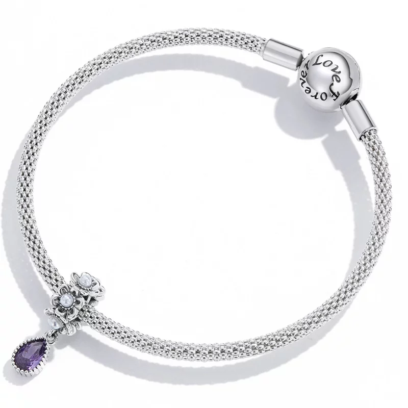 (image pour) Pendentif Pandora Style en forme de goutte d'eau classique - SCC2180 - Afficher 3