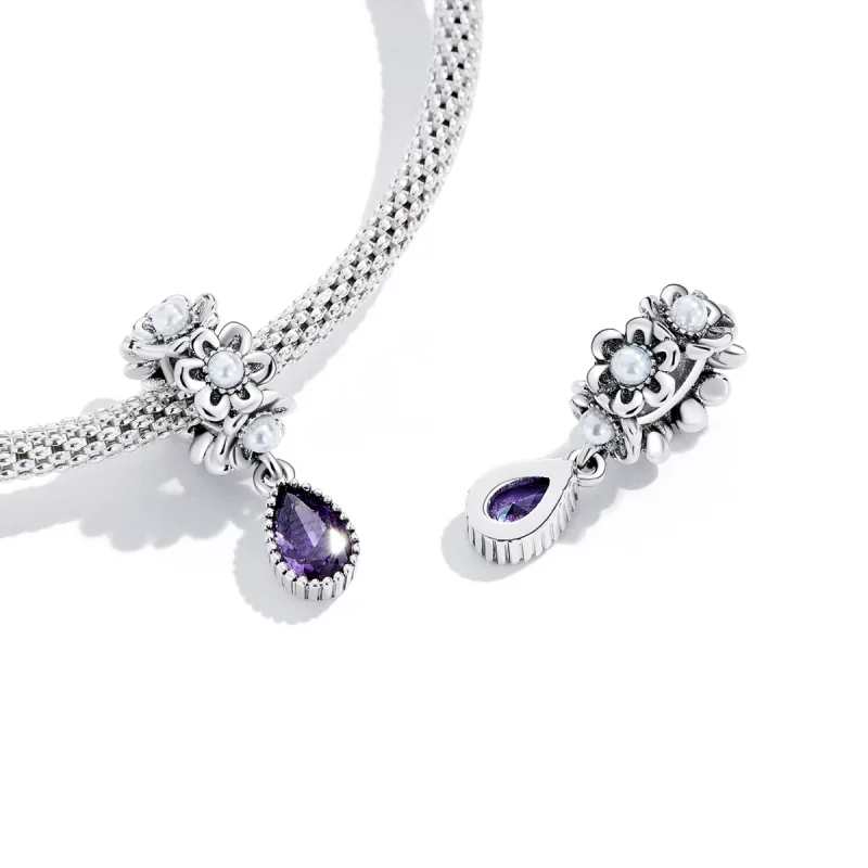(image pour) Pendentif Pandora Style en forme de goutte d'eau classique - SCC2180 - Afficher 4