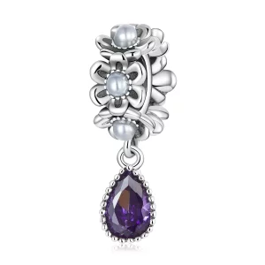 (image pour) Pendentif Pandora Style en forme de goutte d'eau classique - SCC2180