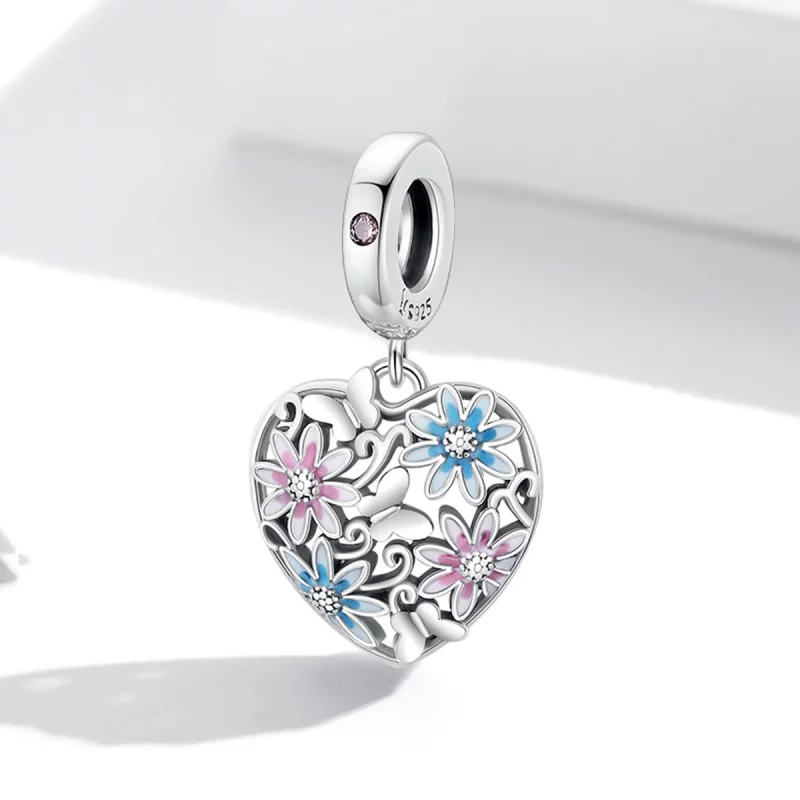 (image pour) Pendentif Pandora Style Love Secret Garden Dangle - SCC2062 - Afficher 2