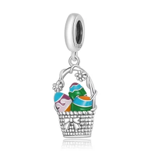 (image pour) Pendentif Panier à œufs de style Pandora - SCC2118