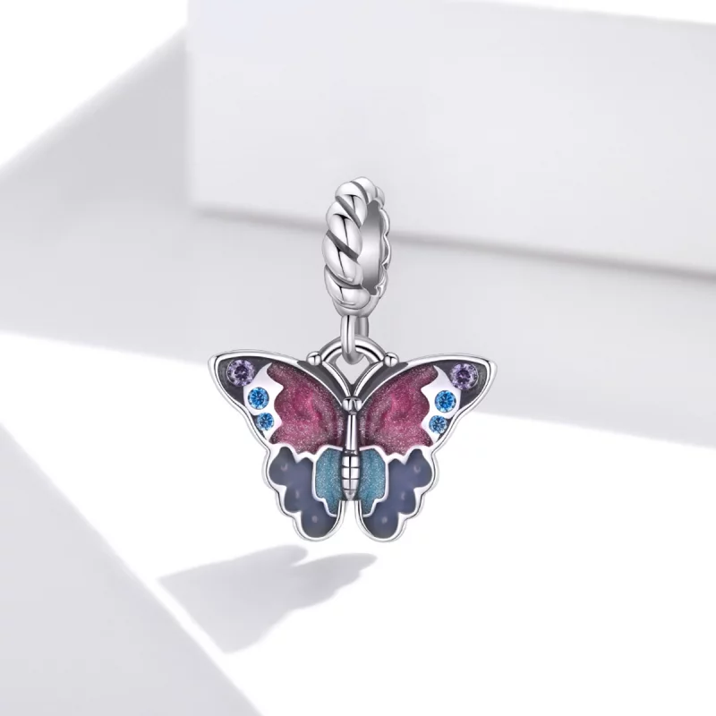 (image pour) Pendentif Papillon de Rêve Style Pandora - SCC1904 - Afficher 2