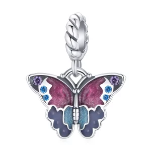 (image pour) Pendentif Papillon de Rêve Style Pandora - SCC1904