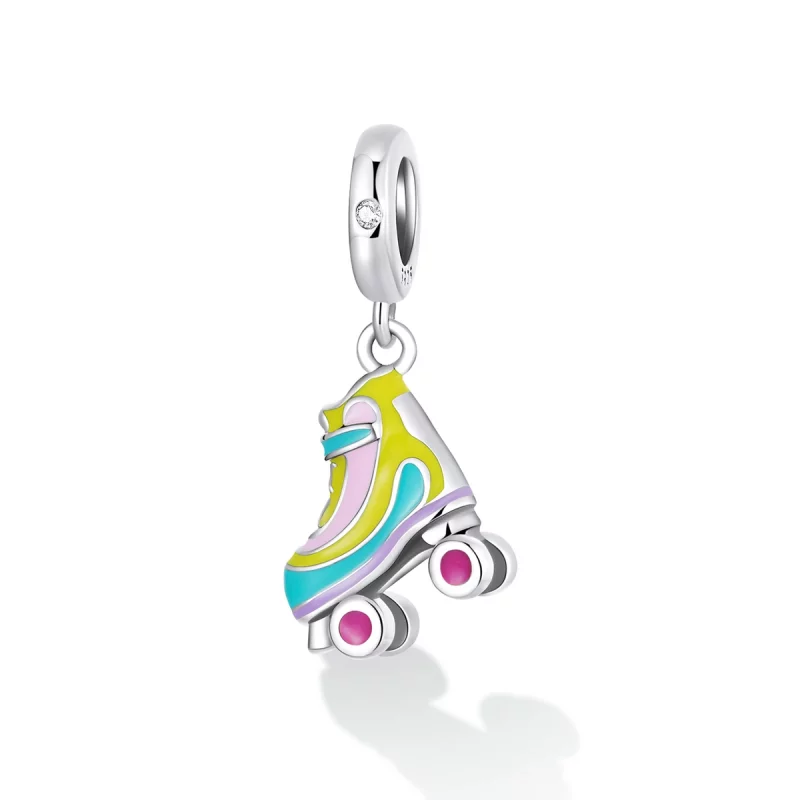 (image pour) Pendentif patins à glace de style Pandora - SCC2213 - Afficher 2