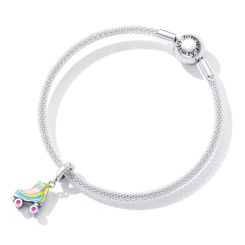 (image pour) Pendentif patins à glace de style Pandora - SCC2213 - Afficher 5