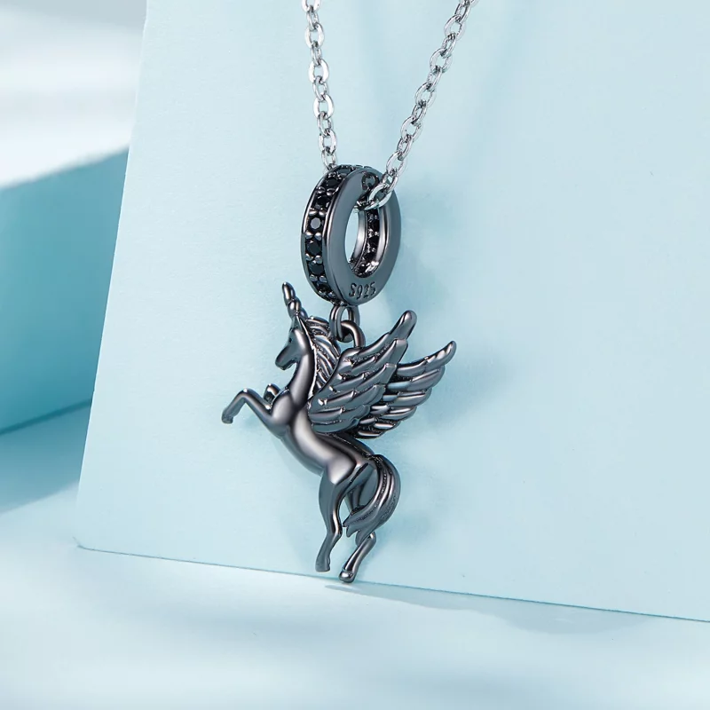 (image pour) Pendentif Pégase de style Pandora - SCC2389 - Afficher 2