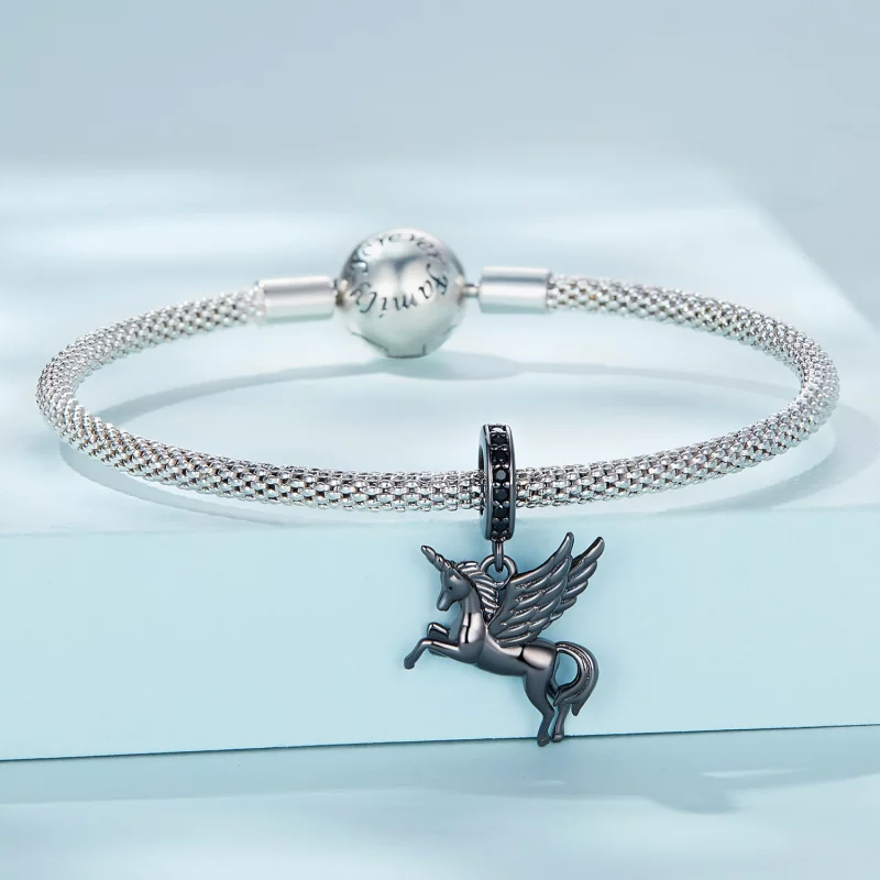 (image pour) Pendentif Pégase de style Pandora - SCC2389 - Afficher 3