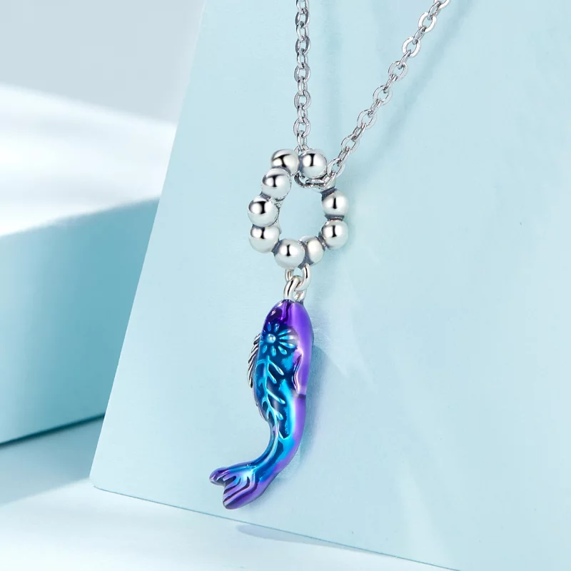 (image pour) Pendentif poisson étrange de style Pandora - SCC2376 - Afficher 2