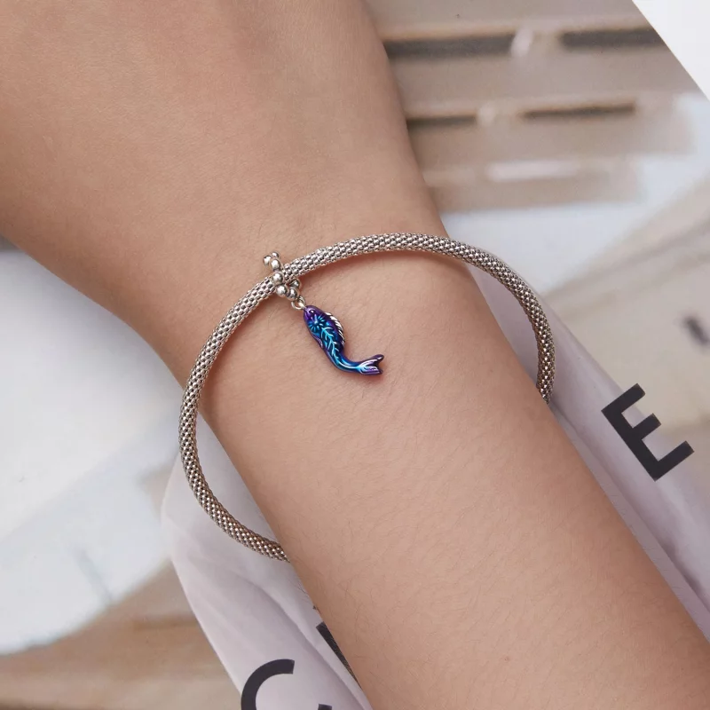 (image pour) Pendentif poisson étrange de style Pandora - SCC2376 - Afficher 5