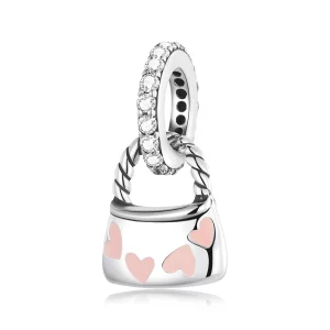 (image pour) Pendentif Sac Cœur Exquis de Style Pandora - SCC2153