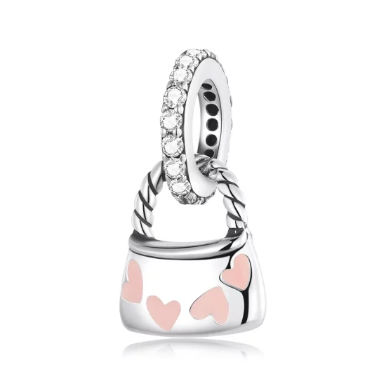 (image pour) Pendentif Sac Cœur Exquis de Style Pandora - SCC2153