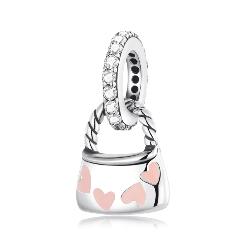 (image pour) Pendentif Sac Cœur Exquis de Style Pandora - SCC2153