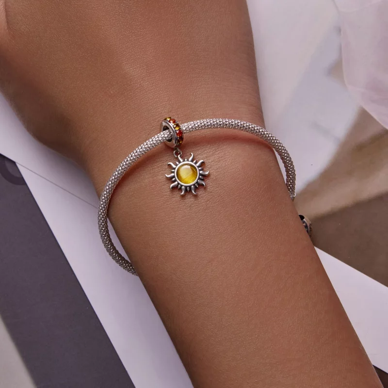 (image pour) Pendentif style Pandora avec petit soleil - SCC2210 - Afficher 6