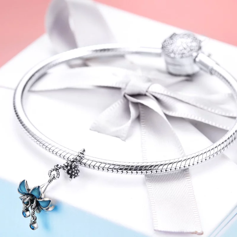 (image pour) Pendentif style Pandora Dream Orchid Dangle - BSC034 - Afficher 4
