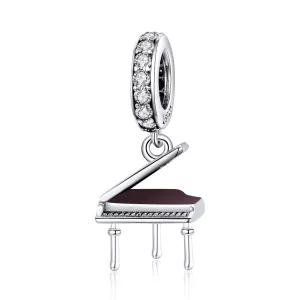 Pendentif style Pandora en forme de grand piano - SCC1733 (image pour) Pendentif style Pandora en forme de grand piano - SCC1733