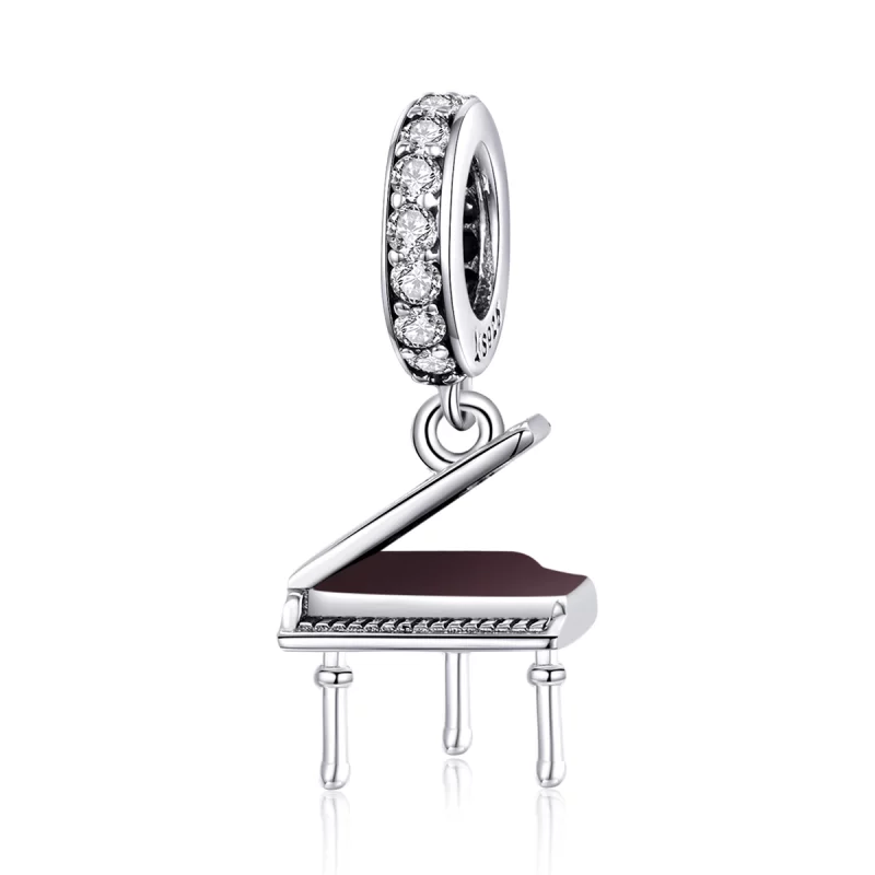 (image pour) Pendentif style Pandora en forme de grand piano - SCC1733