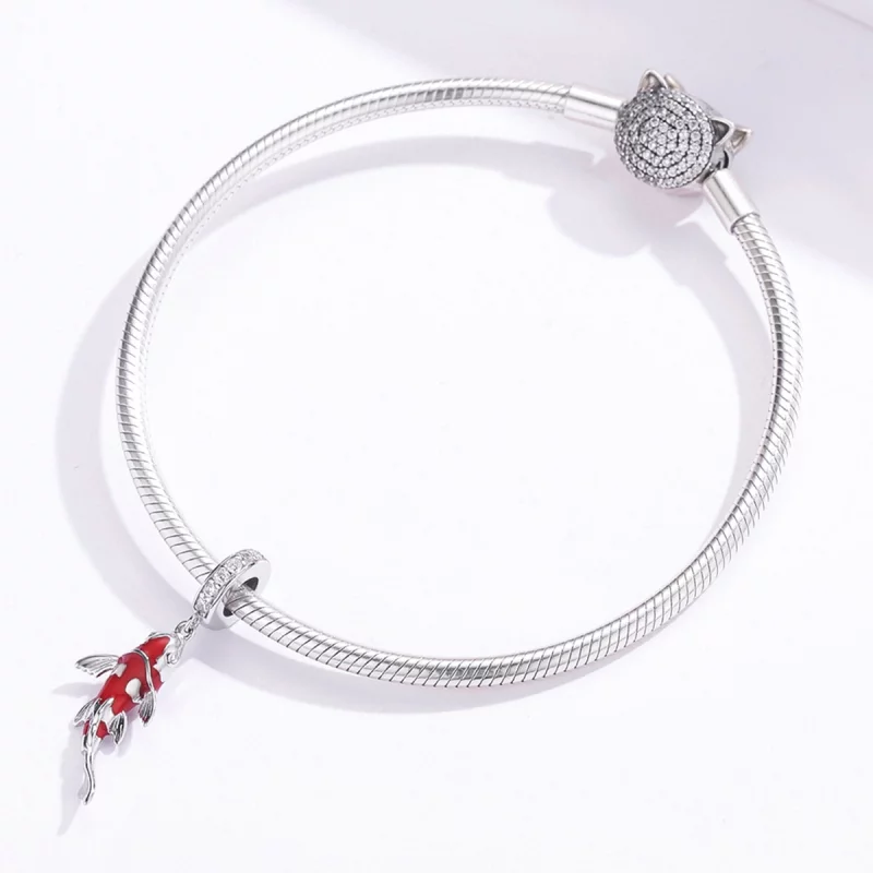(image pour) Pendentif style Pandora Koi Chanceux - BSC085 - Afficher 3