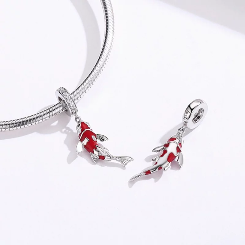 (image pour) Pendentif style Pandora Koi Chanceux - BSC085 - Afficher 4