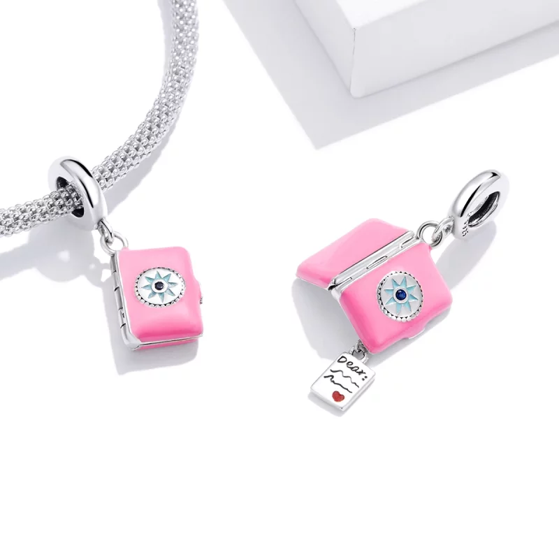 (image pour) Pendentif style Pandora Love Diary Dangle - SCC1748 - Afficher 4