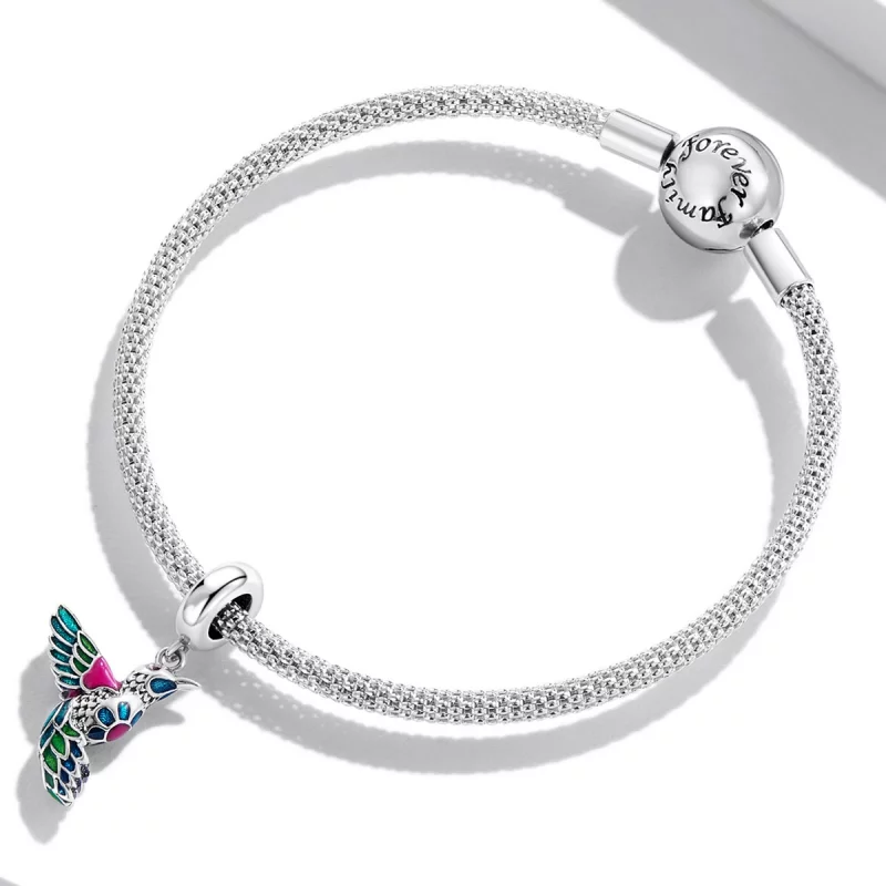(image pour) Pendentif style Pandora Martin-pêcheur - SCC2126 - Afficher 3