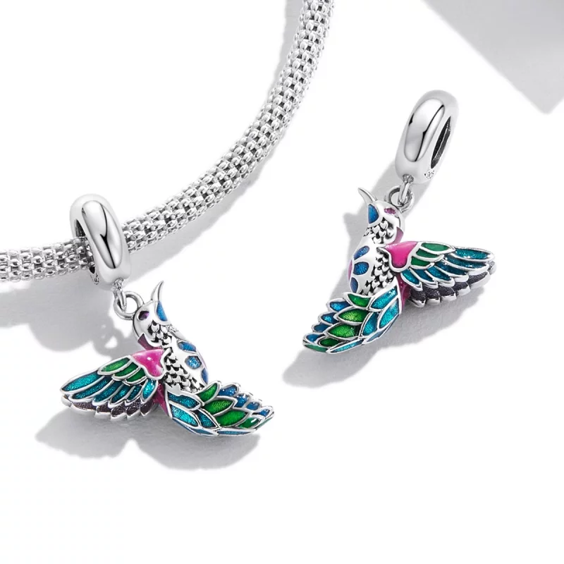 (image pour) Pendentif style Pandora Martin-pêcheur - SCC2126 - Afficher 4