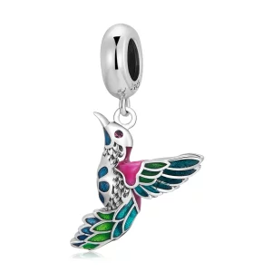 Pendentif style Pandora Martin-pêcheur - SCC2126 (image pour) Pendentif style Pandora Martin-pêcheur - SCC2126