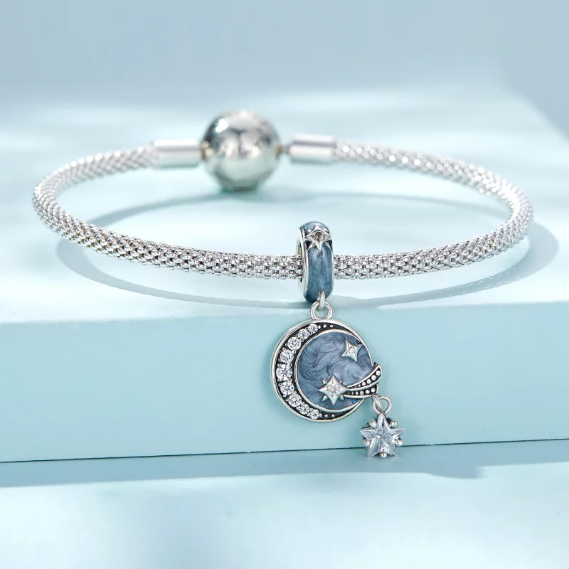 (image pour) Pendentif style Pandora étoile galactique - SCC2369 - Afficher 3