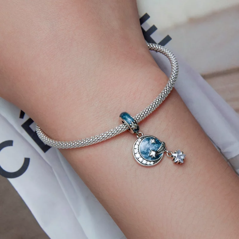 (image pour) Pendentif style Pandora étoile galactique - SCC2369 - Afficher 5