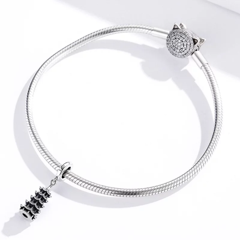 (image pour) Pendentif style Pandora Tour Chinoise - SCC1544 - Afficher 2