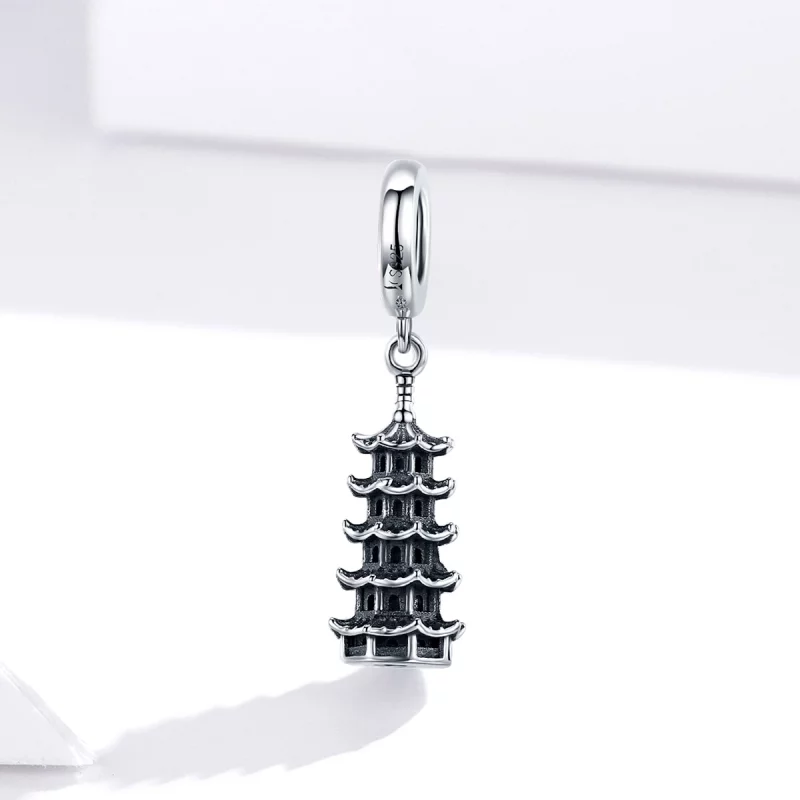 (image pour) Pendentif style Pandora Tour Chinoise - SCC1544 - Afficher 4
