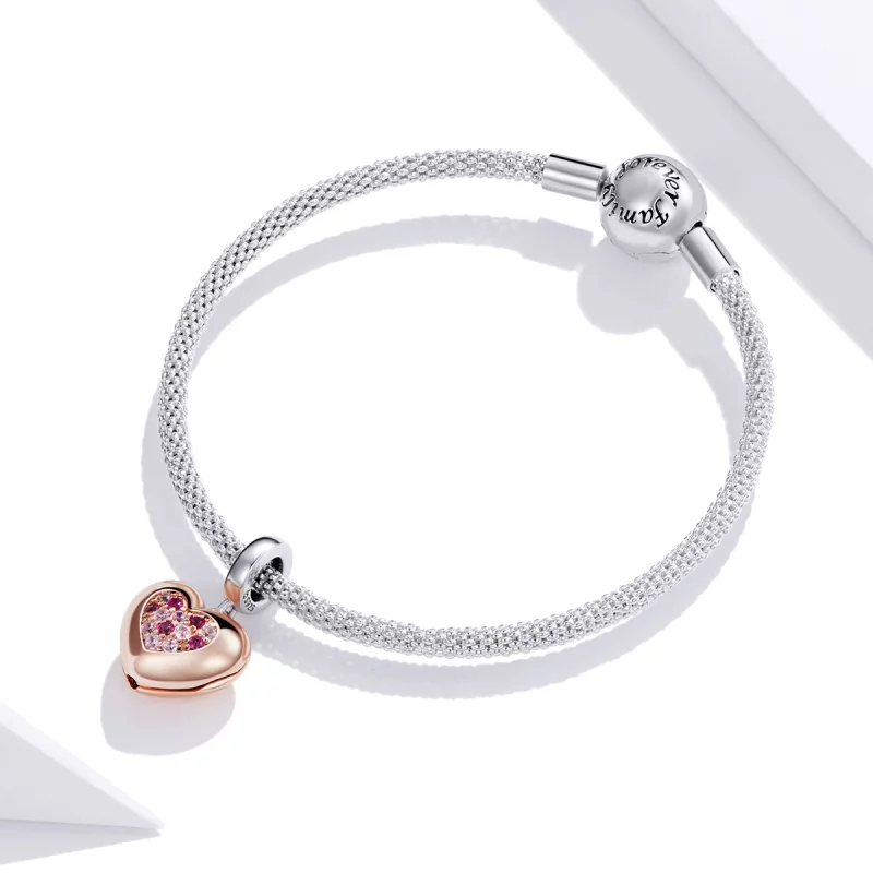 (image pour) Promesse d'amour Pandora Style Dangle - BSC396 - Afficher 3