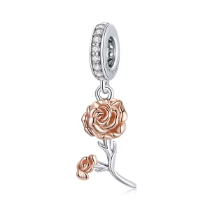 (image pour) Style Pandora Carnation Dangle - BSC422