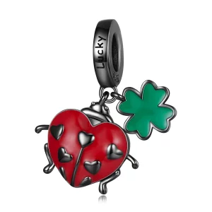 (image pour) Style Pandora Coccinelle à breloque - SCC2411