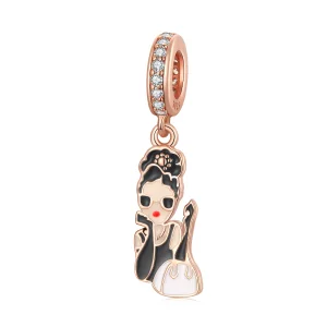 (image pour) Style Pandora Déesse Hepburn à pendentif - BSC641