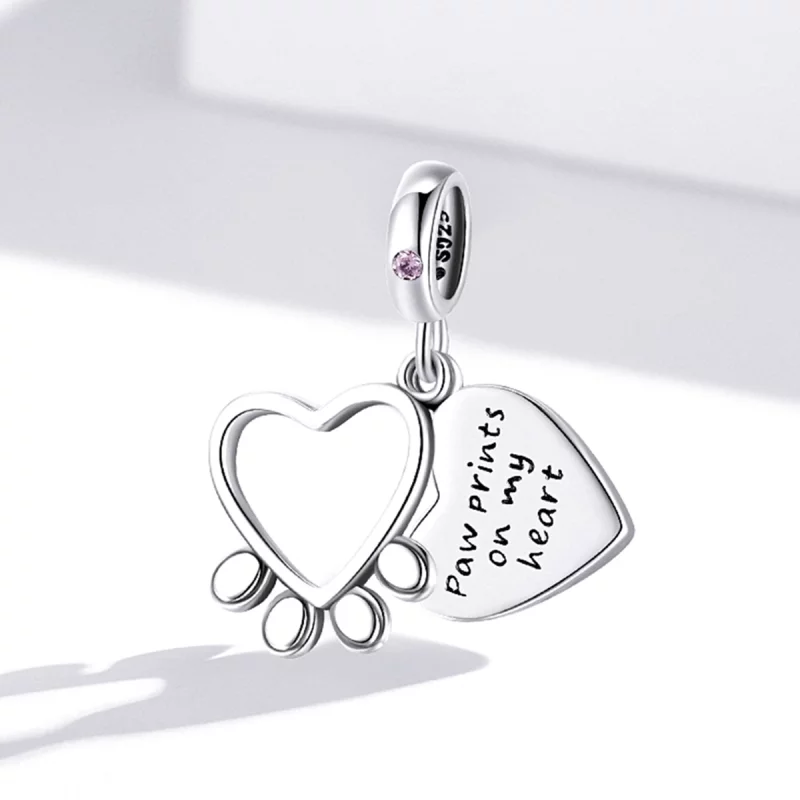 (image pour) Style Pandora Griffe d'Amour Pendante - BSC511 - Afficher 2