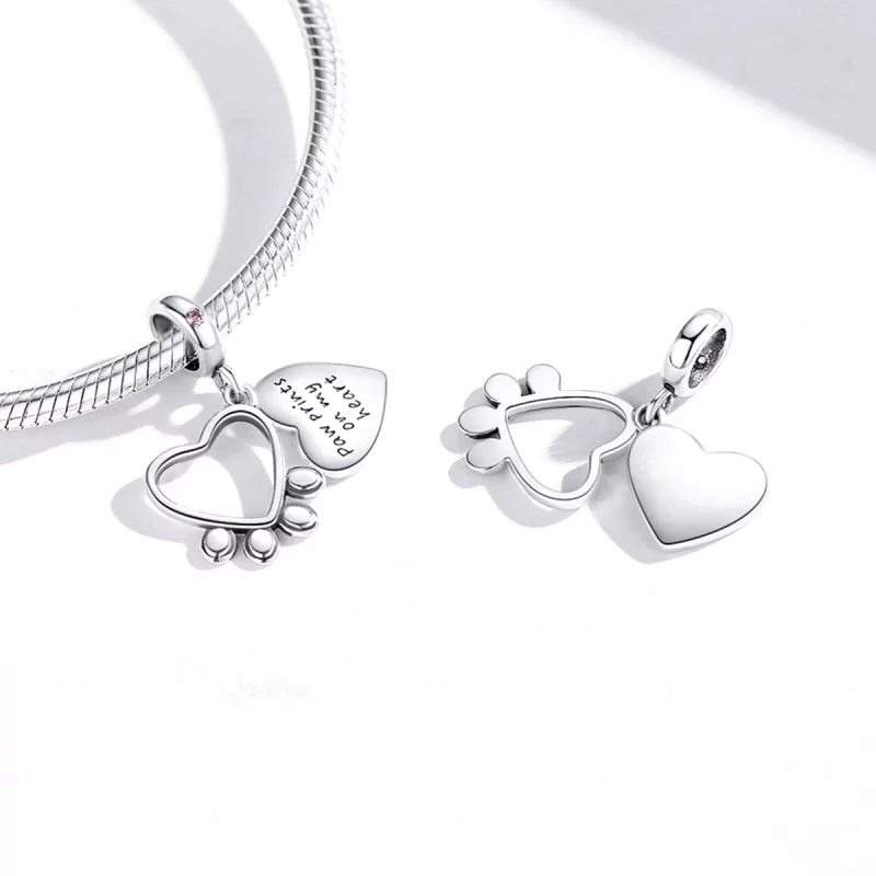 (image pour) Style Pandora Griffe d'Amour Pendante - BSC511 - Afficher 3