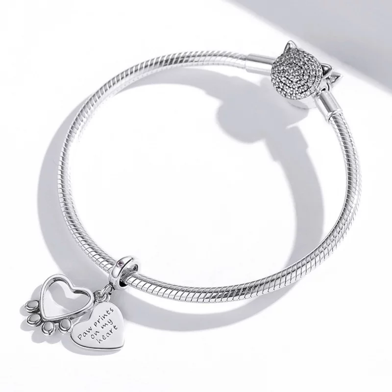 (image pour) Style Pandora Griffe d'Amour Pendante - BSC511 - Afficher 4