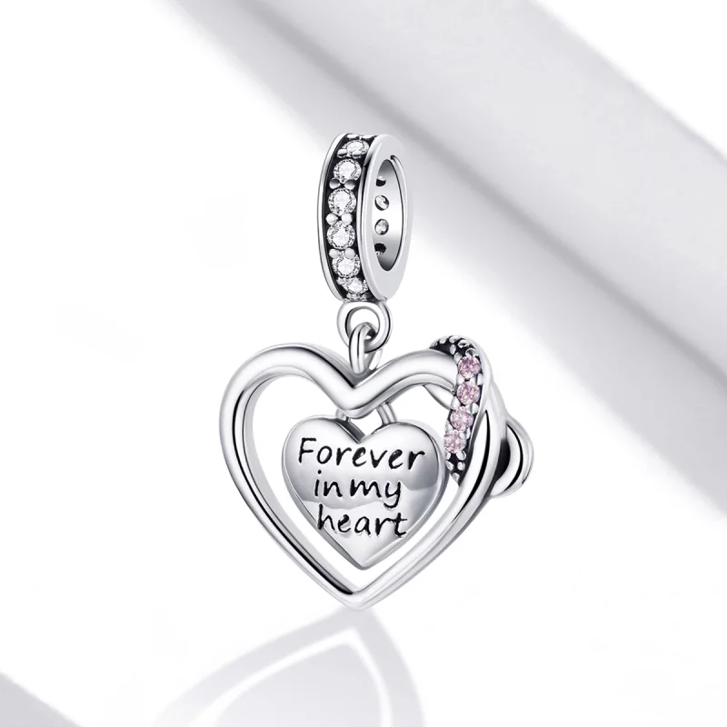 (image pour) Style Pandora Infinity Love Dangle - BSC482 - Afficher 2