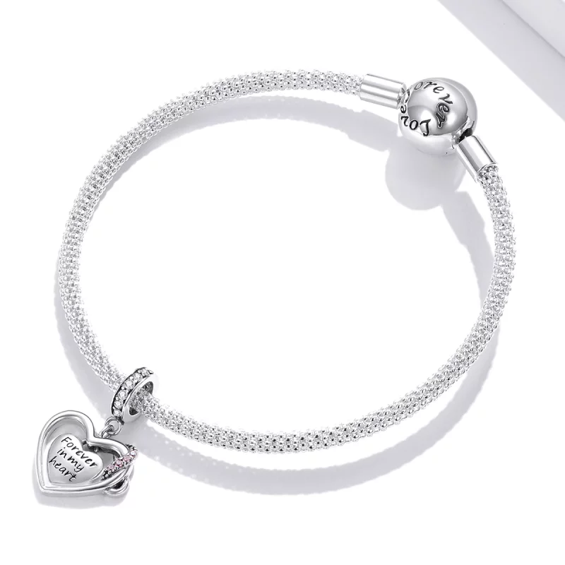 (image pour) Style Pandora Infinity Love Dangle - BSC482 - Afficher 3