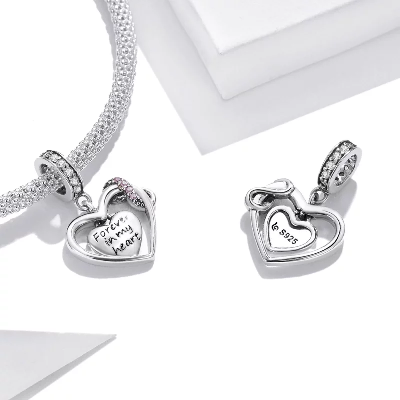 (image pour) Style Pandora Infinity Love Dangle - BSC482 - Afficher 4